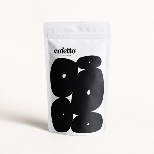 Cafetto Blend Abstracto Blanco 500 g