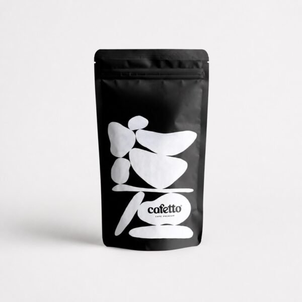 Cafetto Blend Abstracto Negro 500 g